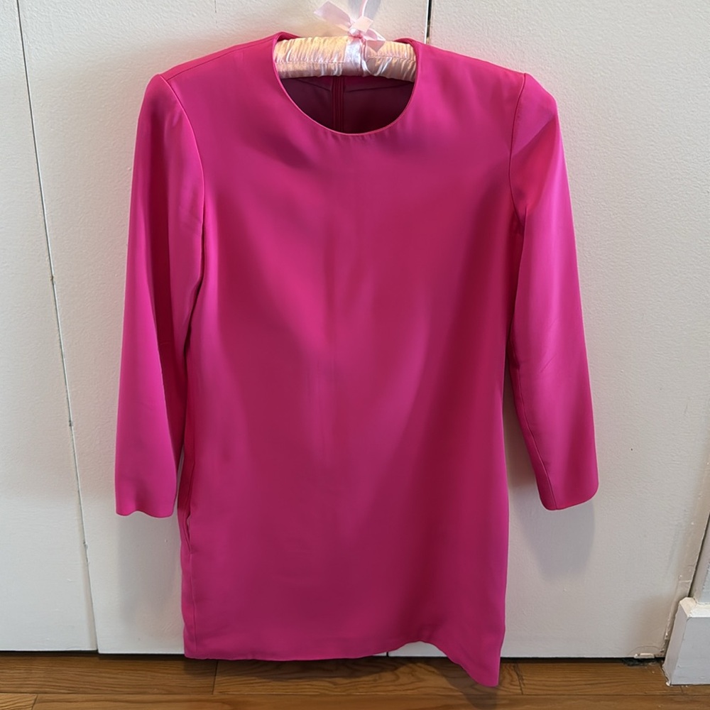 ❌SOLD❌Authentic Celine Hot Pink Shift Dress - Picture 3 of 11